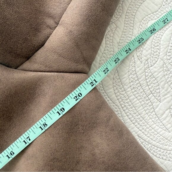 Abercrombie & Fitch - Faux Shearling Coat - Taupe - Picture 9 of 10